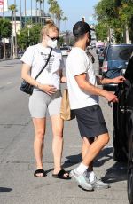 SOPHIE TURNER and Joe Jonas Out in Los Angeles 06/21/2020