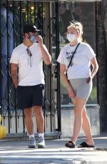 SOPHIE TURNER and Joe Jonas Out in Los Angeles 06/21/2020