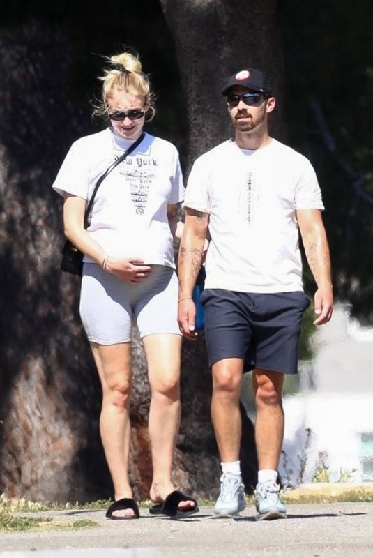 SOPHIE TURNER and Joe Jonas Out in Los Angeles 06/21/2020