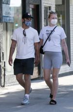 SOPHIE TURNER and Joe Jonas Out in Los Angeles 06/21/2020