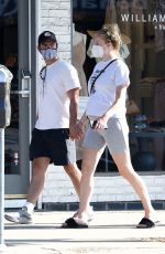 SOPHIE TURNER and Joe Jonas Out in Los Angeles 06/21/2020