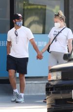 SOPHIE TURNER and Joe Jonas Out in Los Angeles 06/21/2020