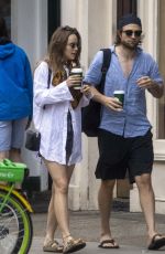 SUKI WATERHOUSE and Robert Pattinson Out in London 06/18/2020