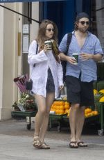 SUKI WATERHOUSE and Robert Pattinson Out in London 06/18/2020
