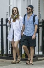 SUKI WATERHOUSE and Robert Pattinson Out in London 06/18/2020