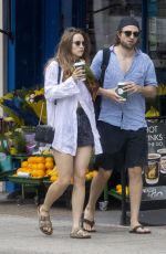 SUKI WATERHOUSE and Robert Pattinson Out in London 06/18/2020