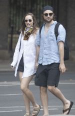 SUKI WATERHOUSE and Robert Pattinson Out in London 06/18/2020