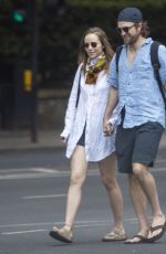 SUKI WATERHOUSE and Robert Pattinson Out in London 06/18/2020