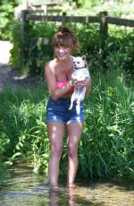 SUMMER MONTEYS-FULLAM Out with Her Dog in Green Fields in London 05/29/2020