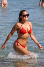 SYLVIE MEIS in a Red Bikini at a Beach in Saint Tropez 06/23/2020