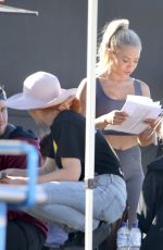 TAMMY HEMBROW Filming Her Fitness App at Mermaid Beach at Gold Coast 06/04/2020