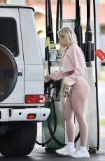 TAMMY HEMBROW in Tights at a Gas Station in Gold Coast 06/30/2020