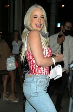 TANA MONGEAU Out for Dinner at Catch LA in West Hollywood 06/22/2020