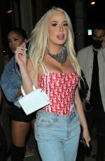 TANA MONGEAU Out for Dinner at Catch LA in West Hollywood 06/22/2020