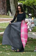 TERRI SEYMOUR Out at a Park in Beverly Hills 06/05/2020
