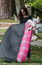TERRI SEYMOUR Out at a Park in Beverly Hills 06/05/2020