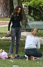 TERRI SEYMOUR Out at a Park in Beverly Hills 06/05/2020