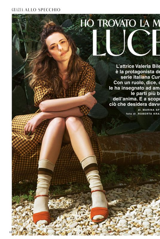 VALERIA BILELLO in Grazia Magazine, Italy June 2020