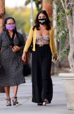 VANESSA HUDGENS at Trattoria Farfalla in Los Angeles 06/17/2020
