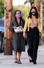 VANESSA HUDGENS at Trattoria Farfalla in Los Angeles 06/17/2020