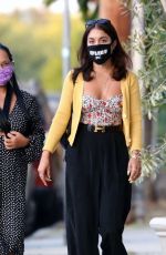 VANESSA HUDGENS at Trattoria Farfalla in Los Angeles 06/17/2020