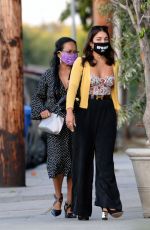 VANESSA HUDGENS at Trattoria Farfalla in Los Angeles 06/17/2020