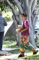 VANESSA HUDGENS Gets Takeout in Los Angeles 06/22/2020