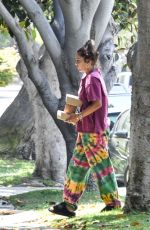 VANESSA HUDGENS Gets Takeout in Los Angeles 06/22/2020