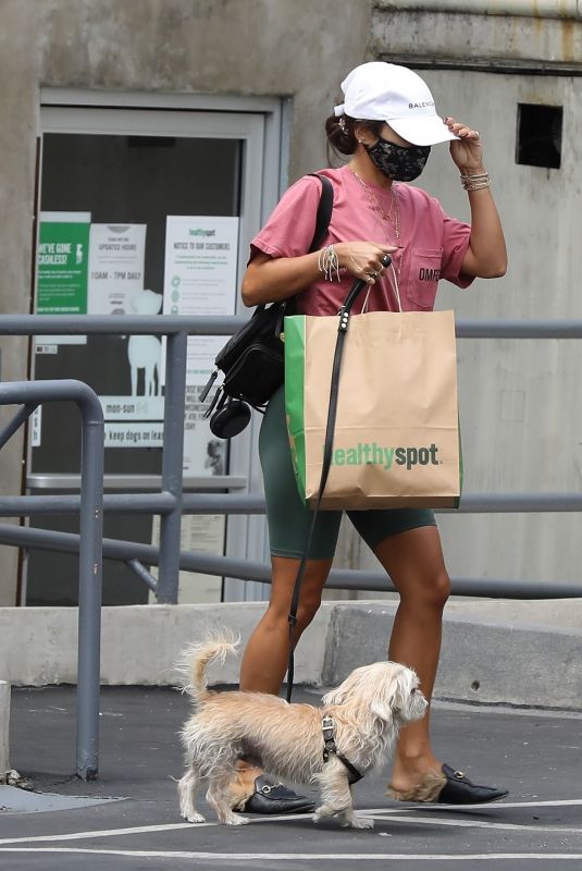 VANESSA HUDGENS Grabbing Dog Food in Hollywood 06/29/2020