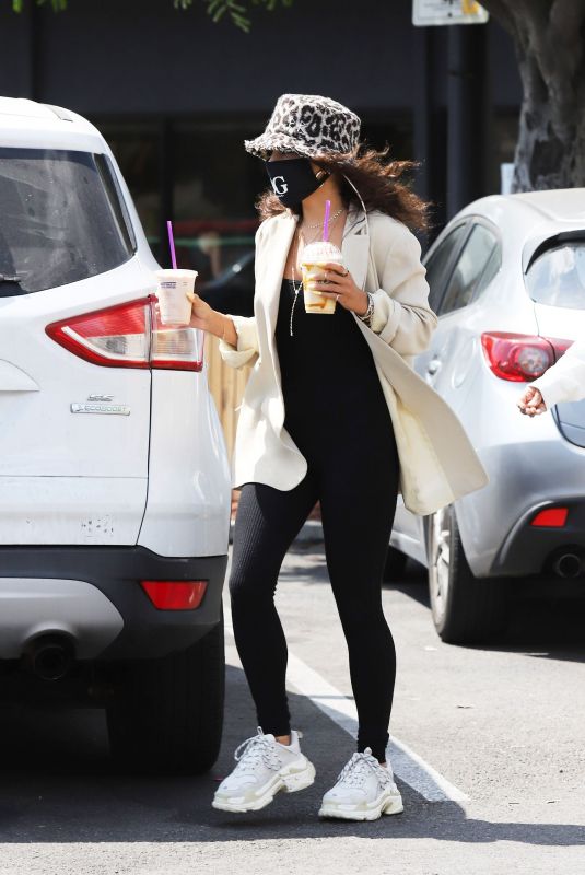 VANESSA HUDGENS Out for Coffee in Los Angeles 06/06/2020
