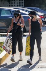 VANESSA HUDGENS Out Protesting in Los Angeles 06/07/2020