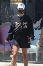 VANESSA HUDGENS Out with Her Dog in Los Angeles 06/26/2020