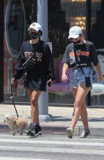 VANESSA HUDGENS Out with Her Dog in Los Angeles 06/26/2020