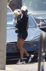 VANESSA HUDGENS Out with Her Dog in Los Angeles 06/26/2020
