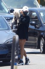 VANESSA HUDGENS Out with Her Dog in Los Angeles 06/26/2020