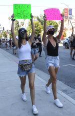 VICTORIA JUSTICE and MADISON REED Join a Protest in Los Angeles 06/03/2020