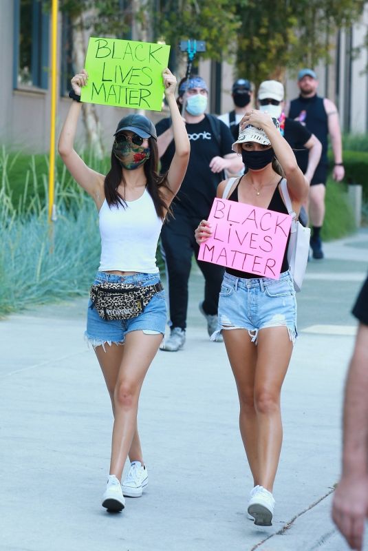 VICTORIA JUSTICE and MADISON REED Join a Protest in Los Angeles 06/03/2020