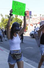 VICTORIA JUSTICE and MADISON REED Join a Protest in Los Angeles 06/03/2020