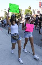 VICTORIA JUSTICE and MADISON REED Join a Protest in Los Angeles 06/03/2020