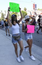 VICTORIA JUSTICE and MADISON REED Join a Protest in Los Angeles 06/03/2020