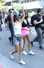 VICTORIA JUSTICE and MADISON REED Join a Protest in Los Angeles 06/03/2020