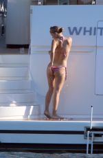 VICTORIA SILVSTEDT in Bikini at a Yacht 06/29/2020