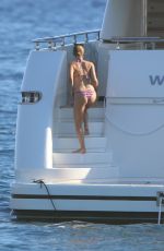 VICTORIA SILVSTEDT in Bikini at a Yacht 06/29/2020