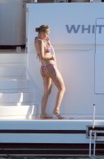 VICTORIA SILVSTEDT in Bikini at a Yacht 06/29/2020