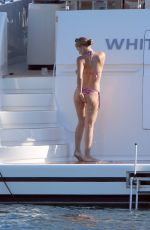VICTORIA SILVSTEDT in Bikini at a Yacht 06/29/2020