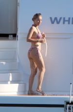 VICTORIA SILVSTEDT in Bikini at a Yacht 06/29/2020