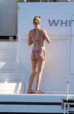 VICTORIA SILVSTEDT in Bikini at a Yacht 06/29/2020