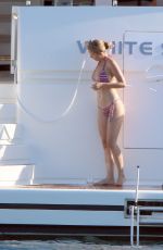 VICTORIA SILVSTEDT in Bikini at a Yacht 06/29/2020