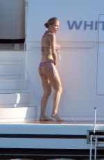 VICTORIA SILVSTEDT in Bikini at a Yacht 06/29/2020