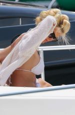VICTORIA SILVSTEDT in Bikini at a Yacht in Saint Tropez 06/01/2020